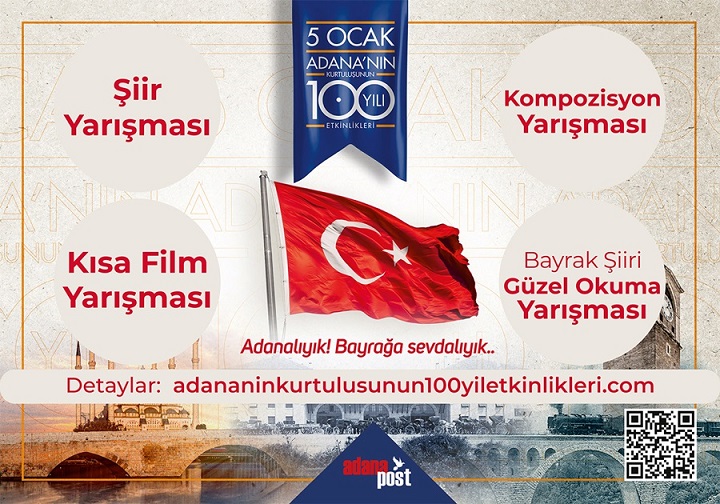Adana'nın Kurtuluşu Şiir, Kompozisyon, Bayrak Şiiri Okuma, Kısa Film Yarışması