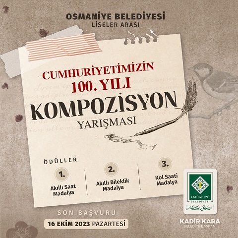 Osmaniye Belediyesi Kompozisyon Yarışması