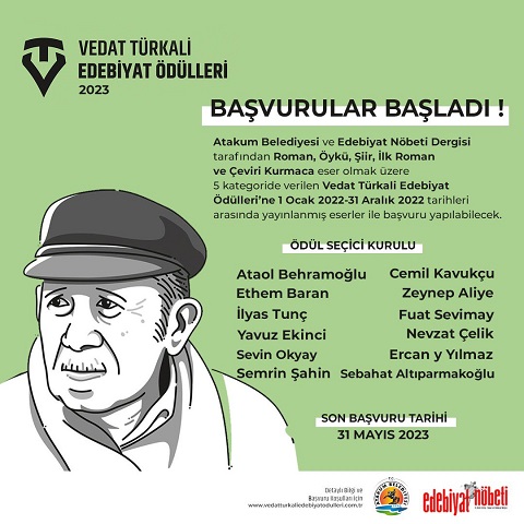 2023 Vedat Türkali Edebiyat Ödülleri