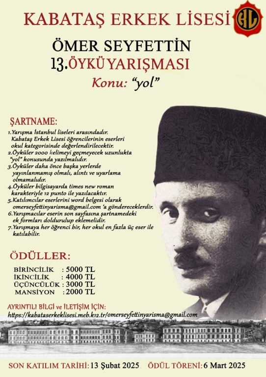 13. Geleneksel Ömer Seyfettin Öykü Yarışması