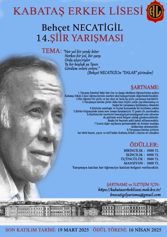 14. Geleneksel Behçet Necatigil Şiir Yarışması