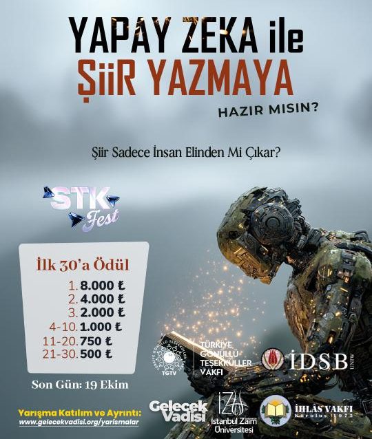 Yapay Zekâ ile Şiir Yazma Yarışması