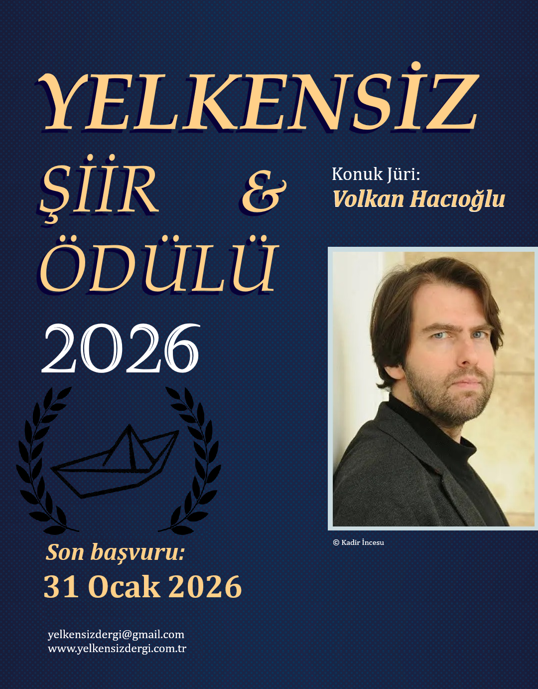 Yelkensiz Şiir Ödülü 2026