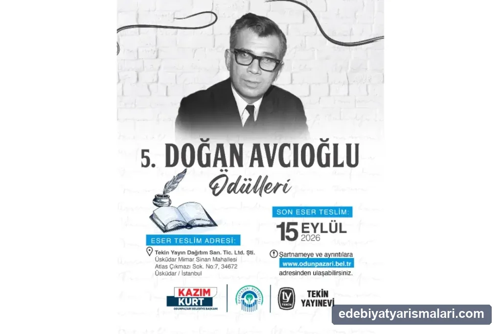 5. Doğan Avcıoğlu Ödülleri duyuru görseli