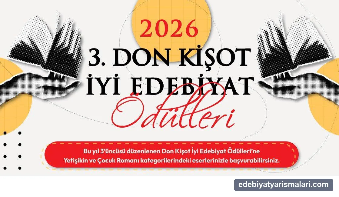 3. Don Kişot İyi Edebiyat Ödülleri duyuru görseli