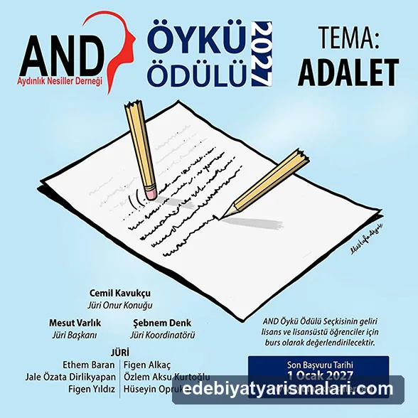 Aydınlık Nesiller Derneği Öykü Ödülü duyuru görseli