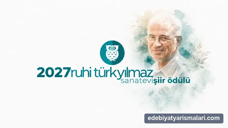 2027 Ruhi Türkyılmaz Sanatevi Şiir Ödülü duyuru görseli
