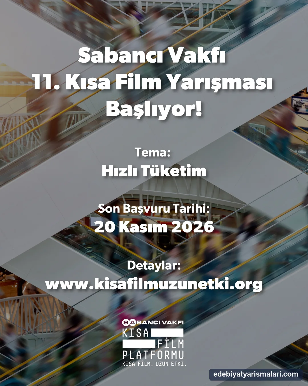 Sabancı Vakfı Kısa Film Yarışması duyuru görseli